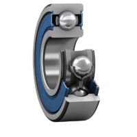 SKF Roostevaba radiaalkuullaager 30x55x13, kummikatetega, toiduainetööstuse määre W 6006-2RS1/VP311