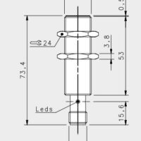DATALOGIC Induktiivandur D18mm, pistik M12 IS-18-E1-S2